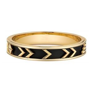 House of Harlow black Aztec bangle bracelet